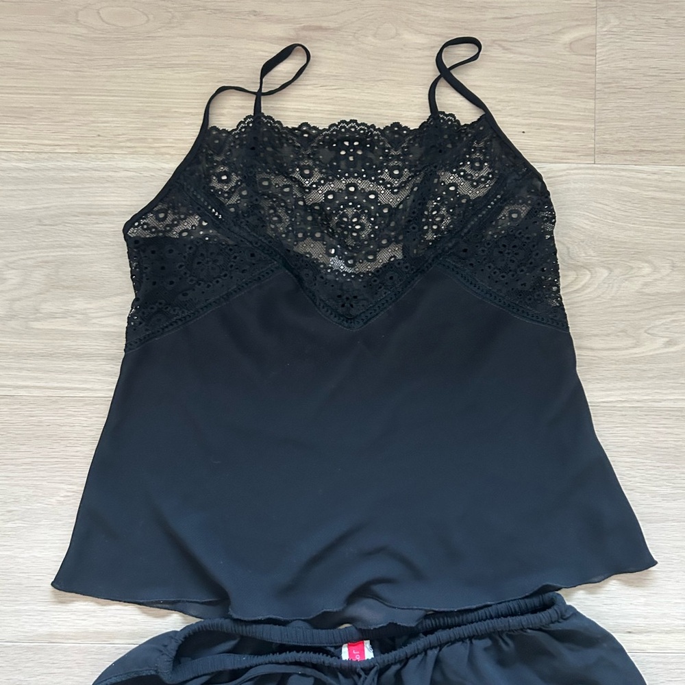 Natori Black Pajama Set